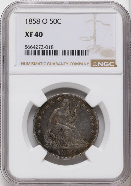 1858-O 50c MS thumbnail 12