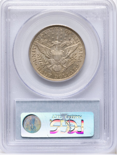 Barber Half Dollar 50c 1892-1915 [Type] AU53 thumbnail 20