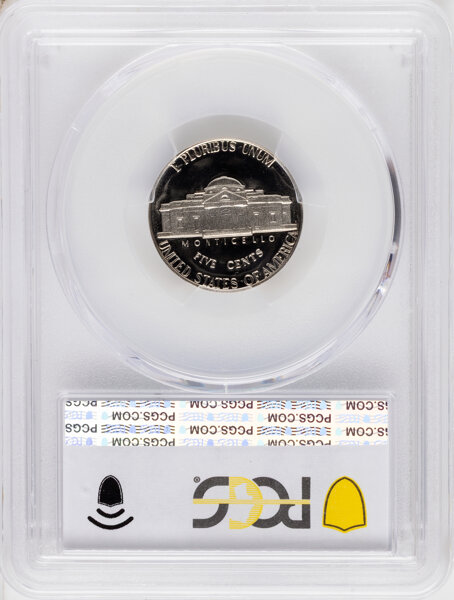 Jefferson Nickel 5c Memorial Reverse, 1938-2003 [Type] PR70 thumbnail 4