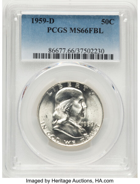 1959-D 50c MS FBL thumbnail 6