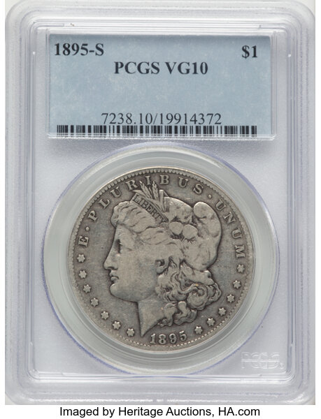 1895-S $1  Die Break Through D, VAM-6A MS thumbnail 8