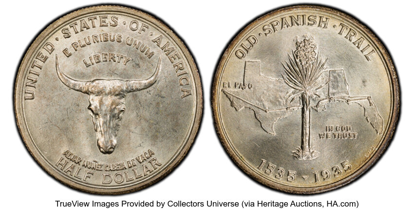 1935 50c Spanish Trail MS thumbnail 5
