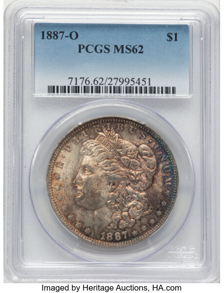 1887-O $1  Doubled Stars, Die Breaks, VAM-5B MS thumbnail 13