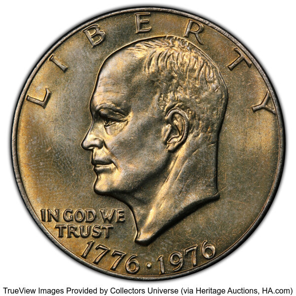 Eisenhower (Ike) Dollar Set $1  1971-1978, no varieties, 19 Coins MS62 thumbnail 22
