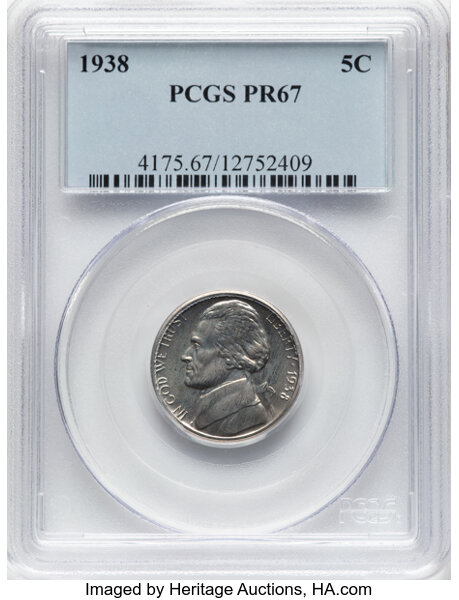 1938 5c Jefferson PR thumbnail 2