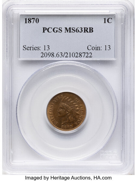1870 1c MS RB thumbnail 3