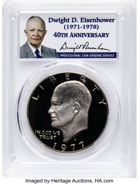 Eisenhower (Ike) Dollar Set $1  1971-1978-S, 11 Coins PR DCAM thumbnail 16