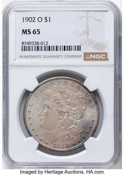 1902-O $1  Clashed Dies, VAM-45A MS thumbnail 4