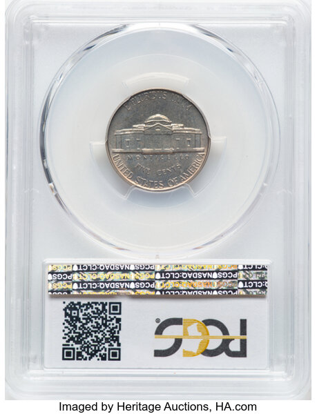 Jefferson Nickel 5c Memorial Reverse, 1938-2003 [Type] PR67 thumbnail 4