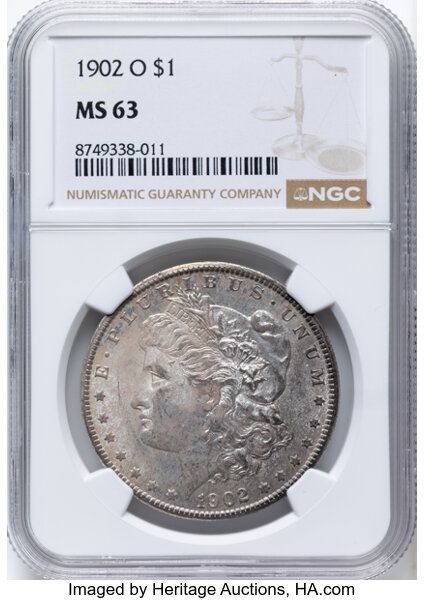1902-O $1  Clashed Dies, VAM-45A MS thumbnail 3