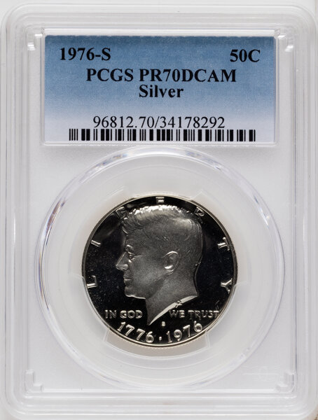 1976-S 50c Silver PR DCAM thumbnail 8