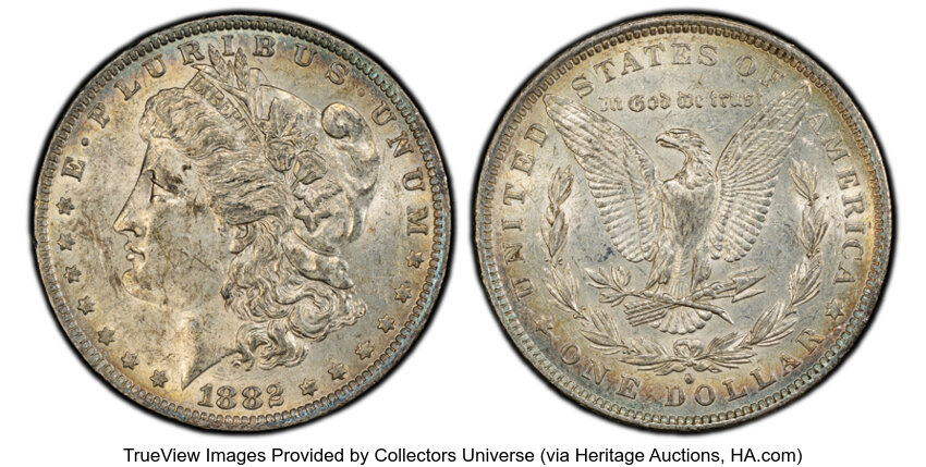 1882-O/S $1  O/S Flush, VAM-3  MS thumbnail 4
