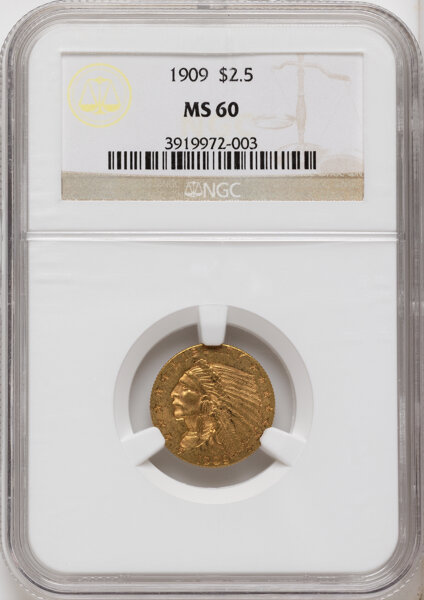 1909 $2 1/2 MS thumbnail 7