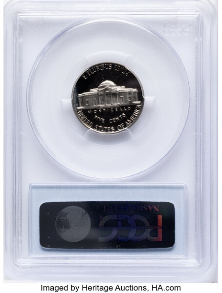 1961 5c Tripled Die Reverse, FS-801 PR DCAM PR65 DCAM thumbnail 3