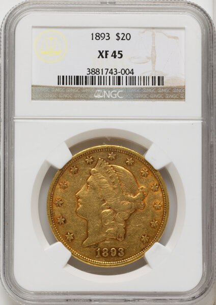 1893 $20  MS thumbnail 3