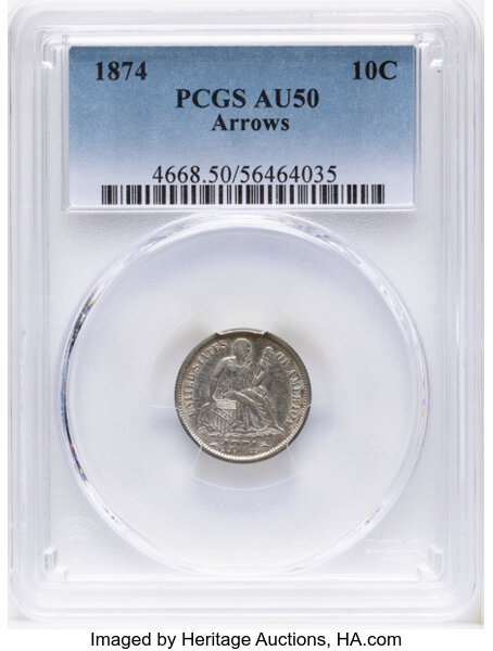 1874 10c Arrows MS thumbnail 3