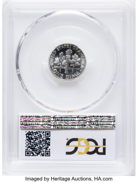 1950 10c Double Die Reverse, FS-801 PR CAM thumbnail 13