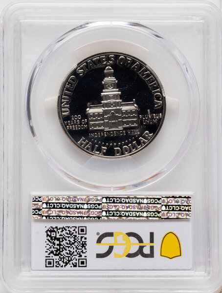 1976-S 50c Clad, Doubled Die Reverse, FS-801 PR DCAM PR64 DCAM thumbnail 24