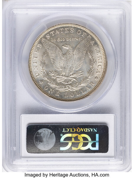 1887 $1 MS63 thumbnail 4
