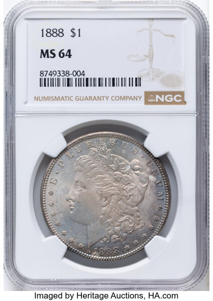 1888 $1  Doubled PLURIBUS, VAM-32 MS thumbnail 8