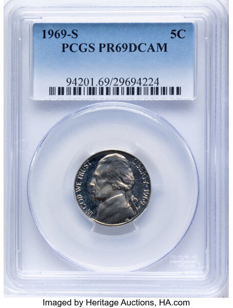 1969-S 5c PR DCAM thumbnail 2