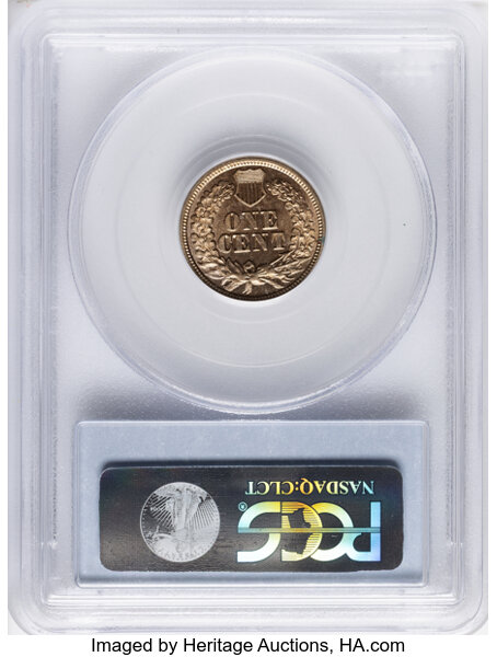 1863 1c MS63 thumbnail 2