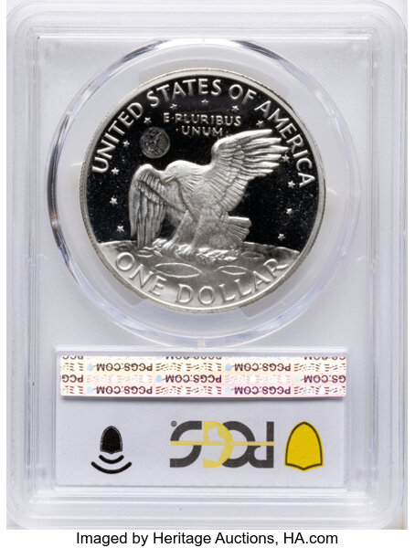 1971-S $1  Silver, Peg Leg PR CAM thumbnail 4