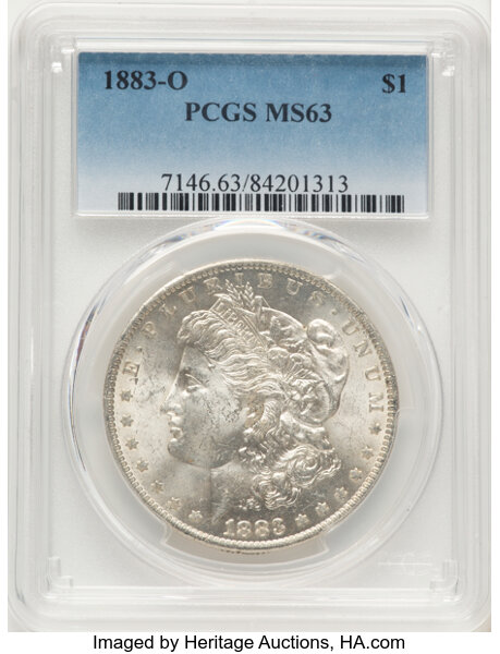1883-O $1  Clashed Reverse M, VAM-1F3 MS thumbnail 7