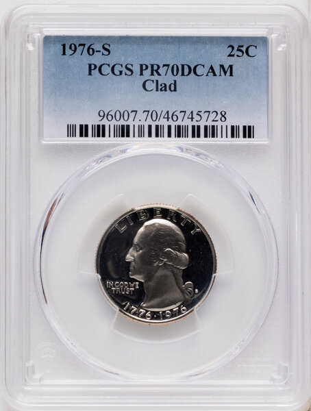 1976-S 25c Clad PR DCAM thumbnail 4