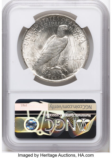 1922 $1 MS64 thumbnail 4