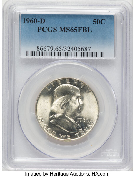 1960-D 50c MS FBL thumbnail 3