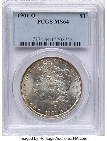 1901-O $1  Bar in Mintmark, VAM-13 MS thumbnail 5