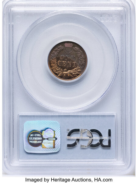 Indian Head Cent 1c Bronze, 1864-1909 PR RB [Type] PR65 RB thumbnail 4