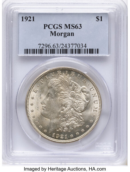 1921 $1  Morgan, Meteor Die Gouges, VAM-3i MS thumbnail 18