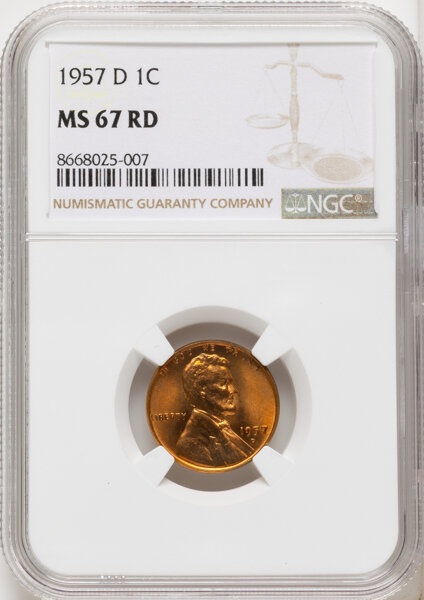 1957-D 1c MS RD thumbnail 4