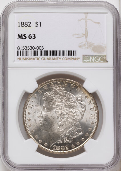 1882 $1  Metal in 82, VAM-1D1 MS thumbnail 6