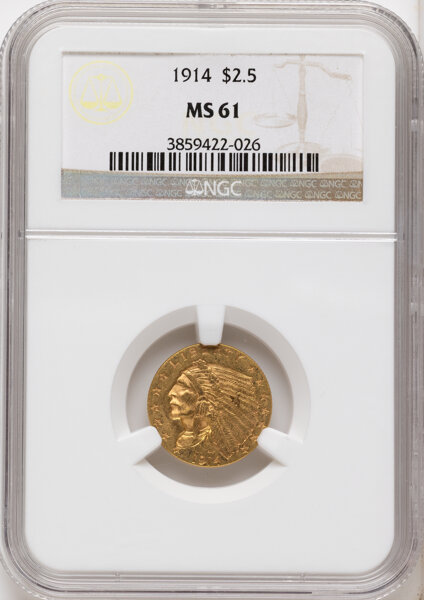 1914 $2 1/2 MS thumbnail 6