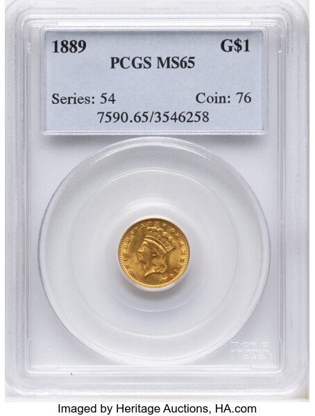 1889 G$1 MS thumbnail 3