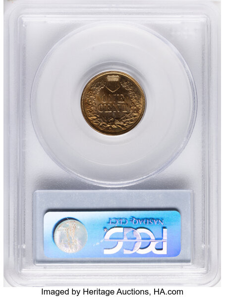 1861 1c MS64 thumbnail 2