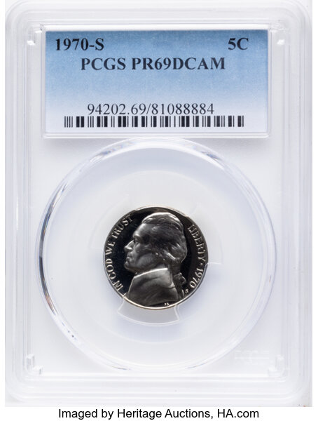 1970-S 5c PR DCAM thumbnail 2