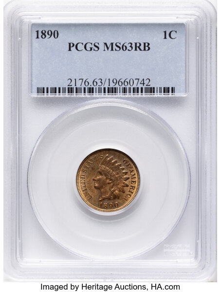1890 1c MS RB thumbnail 3