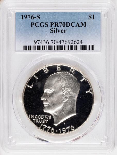 Eisenhower (Ike) Dollar Set $1  1971-1978-S, 11 Coins PR DCAM thumbnail 15