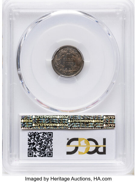 1860 H10c PR63 CAC thumbnail 21