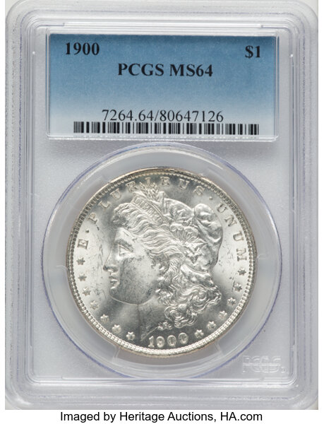 1900 $1  Doubled 1-0, VAM-13 MS thumbnail 14