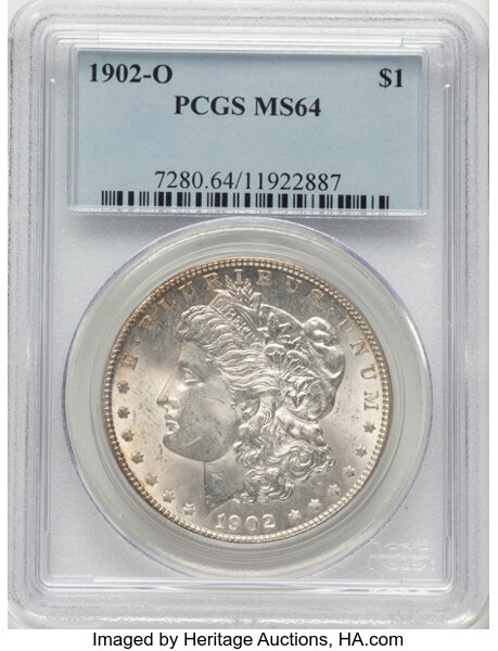 1902-O $1  Clashed Dies, VAM-45A MS thumbnail 2