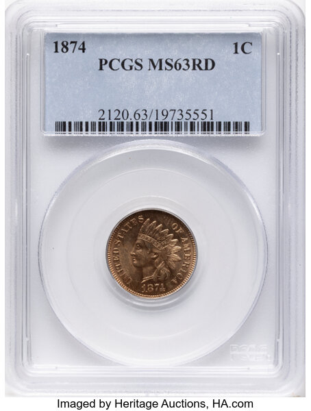 1874 1c MS RD thumbnail 3
