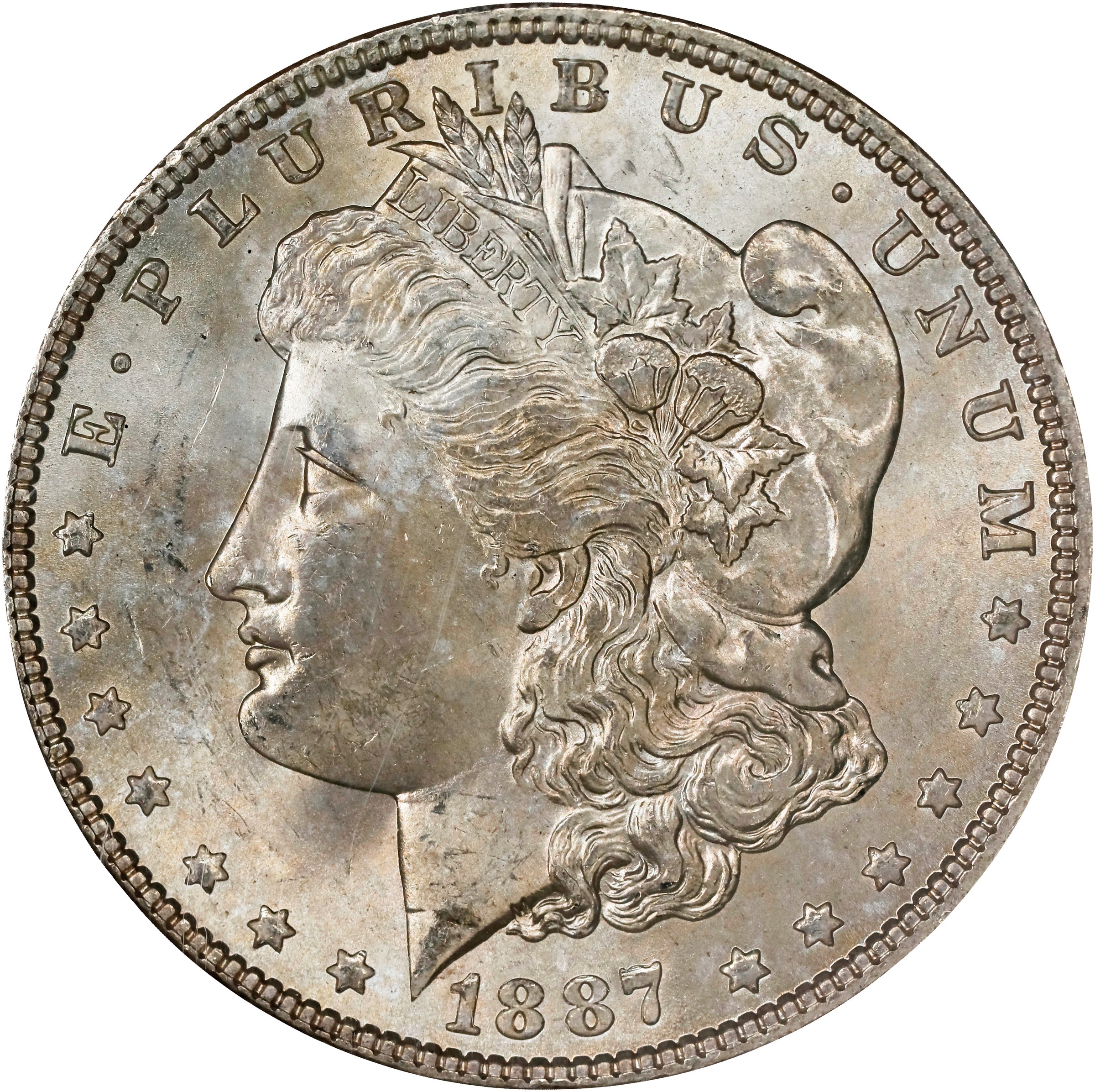 1887 $1  Die File Lines UNITED, VAM-4A VG10 thumbnail 23