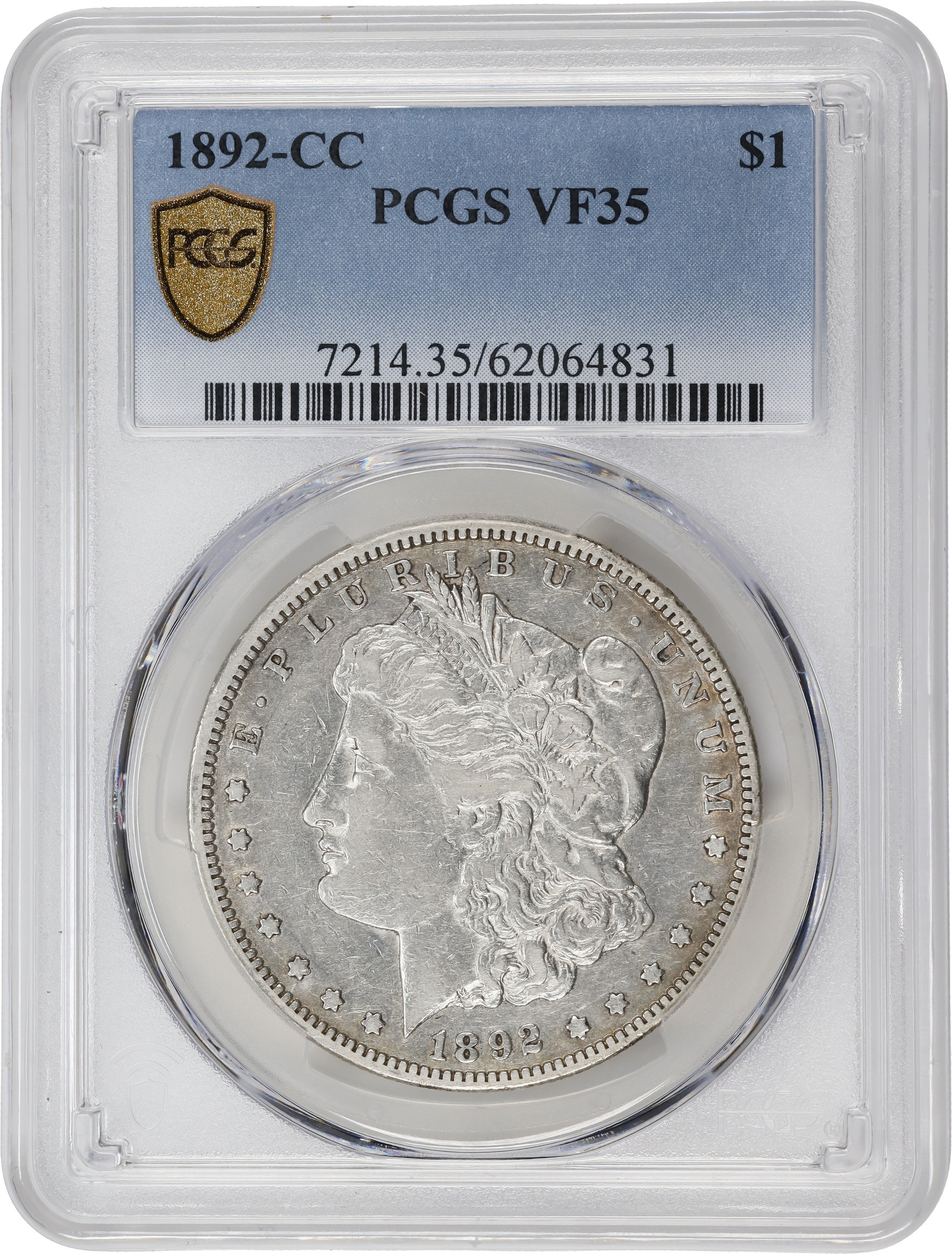 1892-CC $1 VF35 thumbnail 3