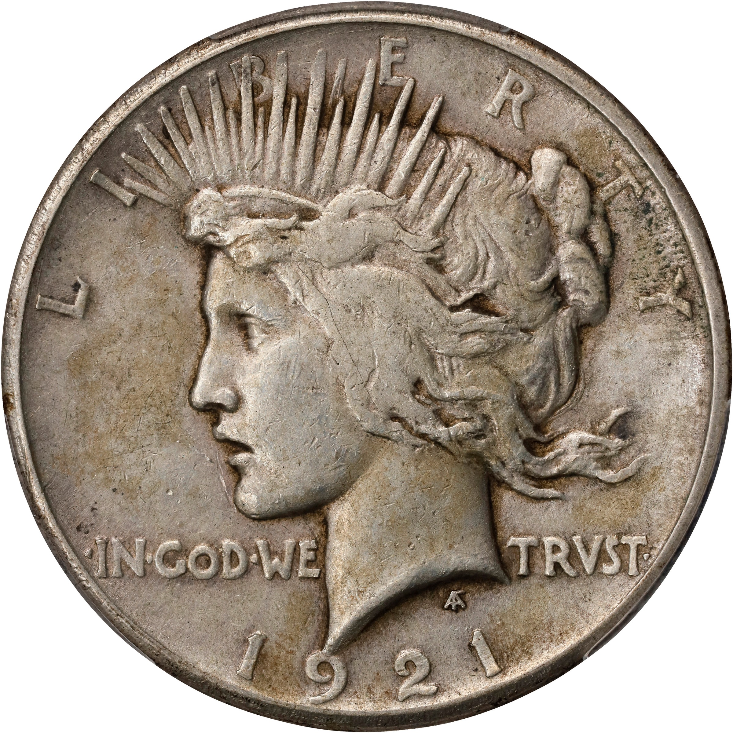 1921 $1  Peace, Satin Proof Reverse Die, VAM-1P MS thumbnail 5