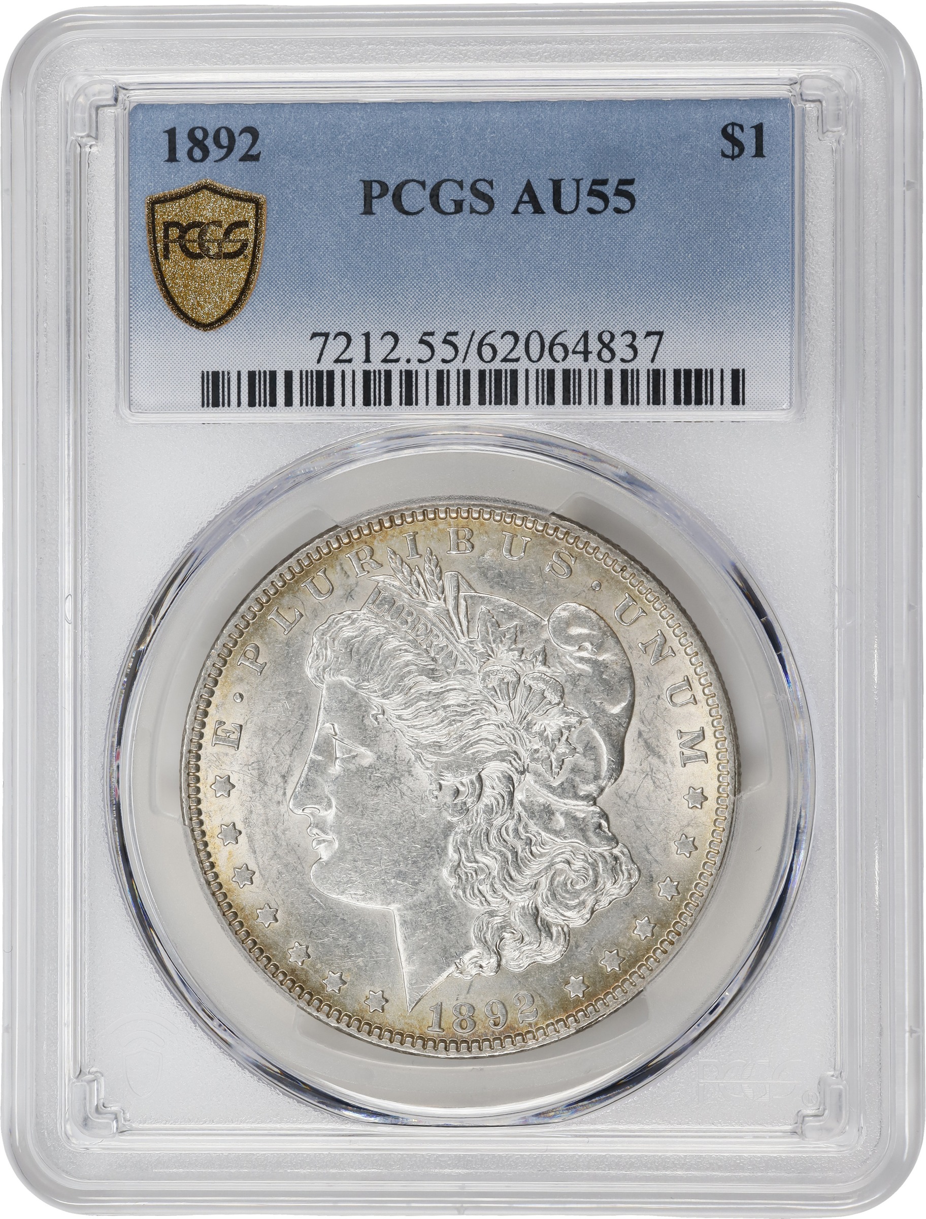 1892 $1 AU55 thumbnail 3